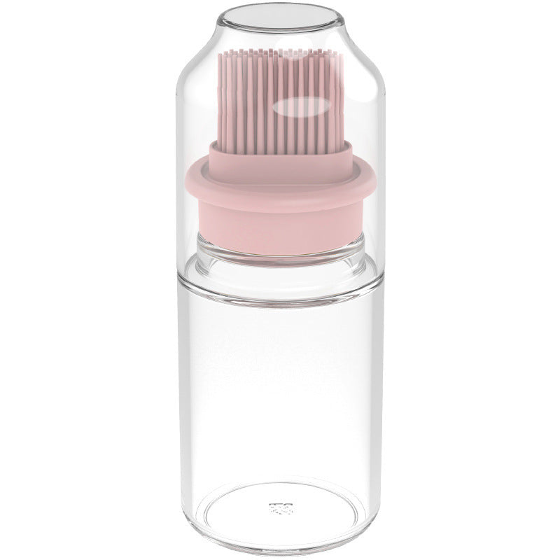Portable Oil Bottle with Brush Silicone Barbecue