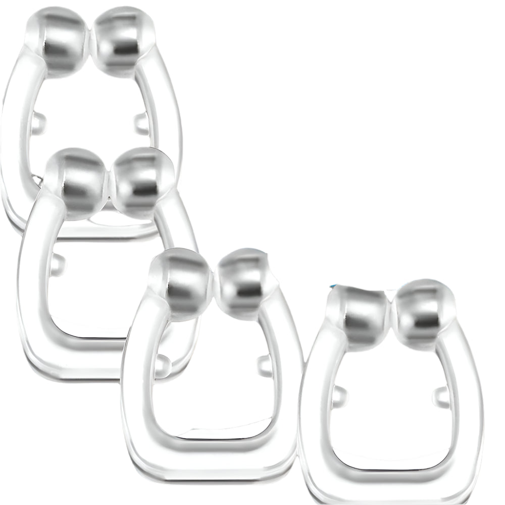 Magnetic Anti Snore Device Stop Snoring Nose Clip Easy Breathe Improve Sleeping Aid Apnea Guard Night Device With Case 1/2/4PCS