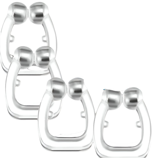 Magnetic Anti Snore Device Stop Snoring Nose Clip Easy Breathe Improve Sleeping Aid Apnea Guard Night Device With Case 1/2/4PCS